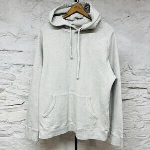 Saturdays NYC New York City Hoodie Sweatshirt XL Heather Gray Blank Pullover